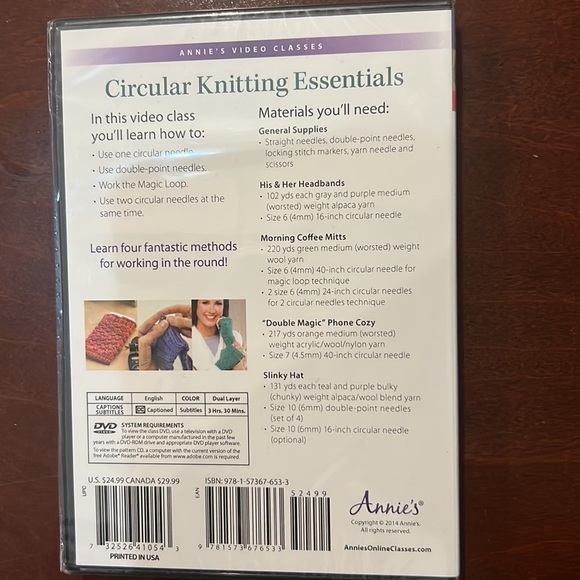 Three new knitting class DVDs with top designer Patty Lyons! - Picture 5 of 7